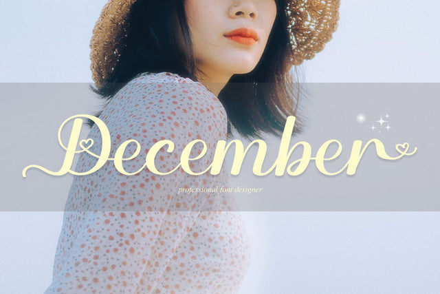 December Font Erik Studio 