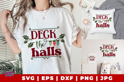 Deck Halls Sign Laser SVG | Chistmas Sign Laser SVG | Christmas Sublimation Design PNG SVG Sublimatiz Designs 