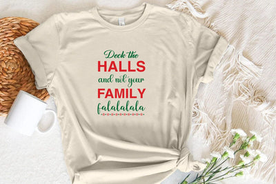 Deck The Halls And Not Your Family Falalalala SVG Angelina750 