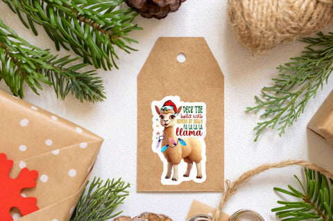 Deck the halls with Sticker Design Sublimation Regulrcrative 