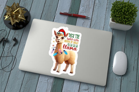 Deck the halls with Sticker Design Sublimation Regulrcrative 