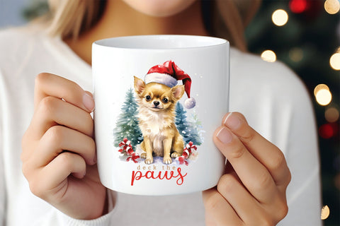 Deck the Paws - Funny Christmas Dog Saying PNG Sublimation CraftLabSVG 