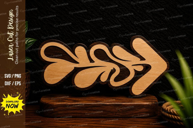 Decorative Arrow Branch Laser Cut Svg Design SVG Regulrcrative 