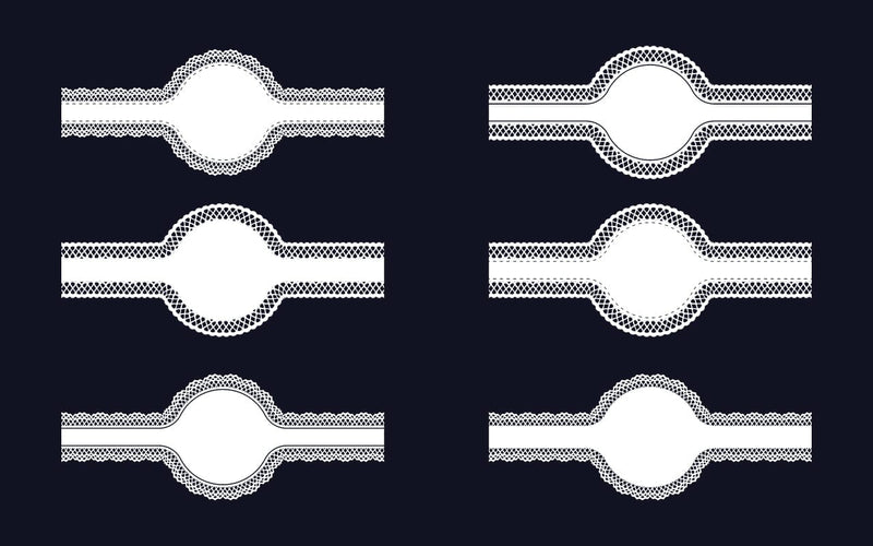 Decorative Circular Border Lace Frame SVG Design Vol-1 SVG naemmiah021 