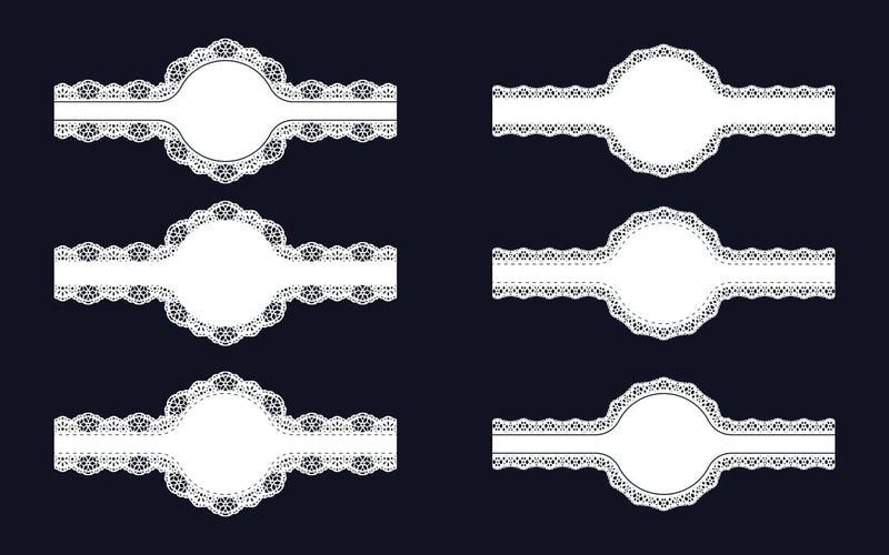 Decorative Circular Border Lace Frame SVG Design Vol-4 SVG naemmiah021 