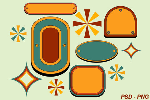 Decorative Design Elements - Psd - Png Sublimation Karma Genie Graphics 