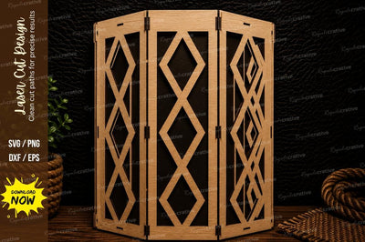 Decorative Folding Screen Laser Cut Svg Design SVG Regulrcrative 