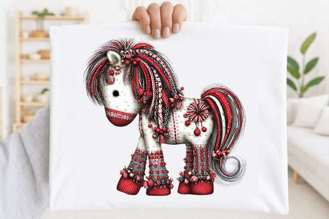 Decorative Handmade Fantasy Horse PNG Sublimation SVGArt 