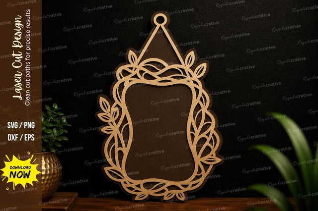 Decorative Hanging Frame Laser Cut SVG Design SVG Regulrcrative 
