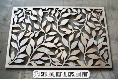 Decorative Laser Cut Panels template SVG SVG MD JOYNAL ABDIN 