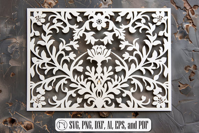 Decorative Laser Cut Panels template SVG SVG MD JOYNAL ABDIN 