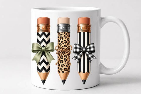 Decorative Pencil PNG, Back to School Sublimation SVG BillahCrafts 