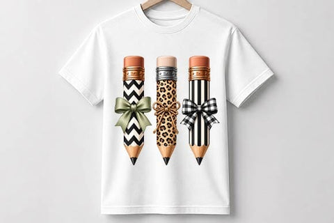 Decorative Pencil PNG, Back to School Sublimation SVG BillahCrafts 
