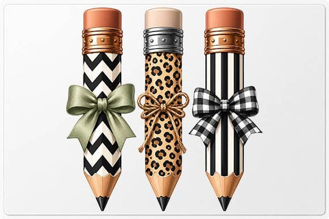 Decorative Pencil PNG, Back to School Sublimation SVG BillahCrafts 