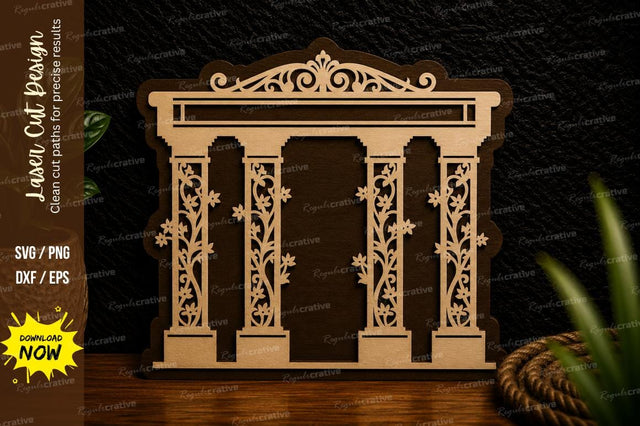 Decorative Pergola Arch Laser Cut Svg Design SVG Regulrcrative 