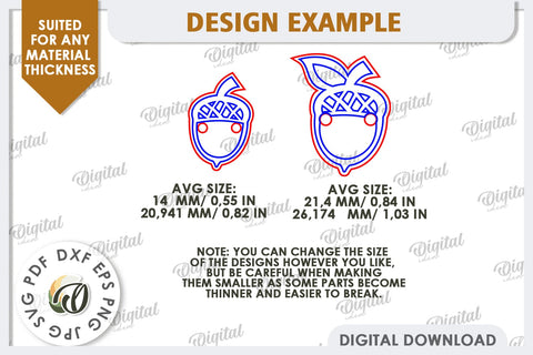 Decorative Wooden Buttons Laser Cut. Engraved Buttons SVG Evgenyia Guschina 