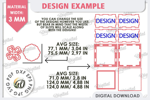 Decorative Wooden Gift Box Laser Cut. 3D Floral Box SVG SVG Evgenyia Guschina 