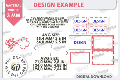 Decorative Wooden Gift Box Laser Cut. 3D Floral Box SVG SVG Evgenyia Guschina 