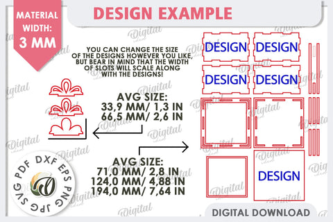 Decorative Wooden Gift Box Laser Cut. 3D Floral Box SVG SVG Evgenyia Guschina 