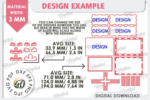 Decorative Wooden Gift Box Laser Cut. 3D Floral Box SVG SVG Evgenyia Guschina 