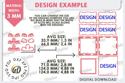 Decorative Wooden Gift Box Laser Cut. 3D Floral Box SVG SVG Evgenyia Guschina 