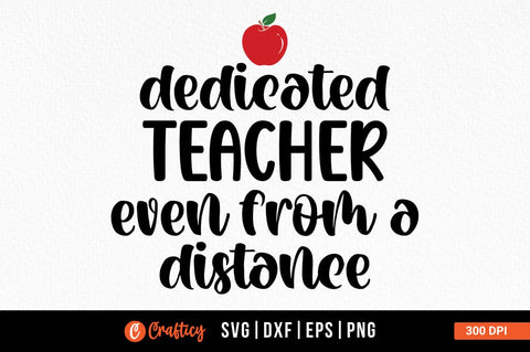 Dedicated teacher even from a distance SVG Design SVG Designangry 