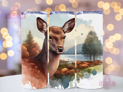 Deer 20 oz Skinny Tumbler Sublimation Design Digital Download PNG Instant, Rustic Hunter Hunting Tumbler Wrap PNG Sublimation SvggirlplusArt 