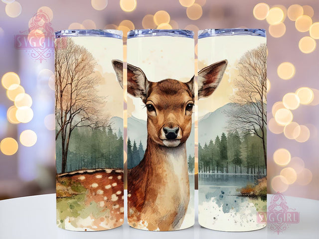 Deer 20 oz Skinny Tumbler Sublimation Design Digital Download PNG, Rustic Hunter Hunting Tumbler Wrap png Sublimation SvggirlplusArt 