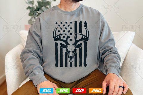 Deer Head American Flag Svg Png, Fathers Day svg, 4th Of July Svg, Deer Hunting Svg, Hunting Gifts, WildLife SVg, Svg Files For Cricut SVG DesignDestine 