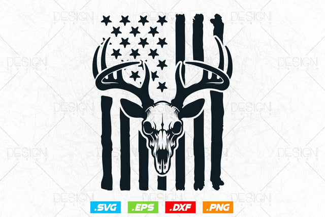 Deer Head American Flag Svg Png, Fathers Day svg, 4th Of July Svg, Deer Hunting Svg, Hunting Gifts, WildLife SVg, Svg Files For Cricut SVG DesignDestine 