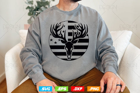 Deer Head American Flag Svg Png, Fathers Day svg, 4th Of July Svg, Deer Hunting Svg, Hunting Gifts, WildLife SVg, Svg Files For Cricut SVG DesignDestine 