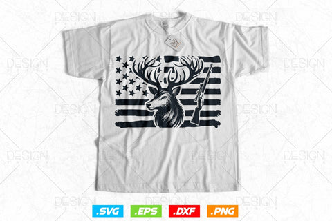 Deer Head American Flag Svg Png, Fathers Day svg, 4th Of July Svg, Deer Hunting Svg, Hunting Gifts, WildLife SVg, Svg Files For Cricut SVG DesignDestine 