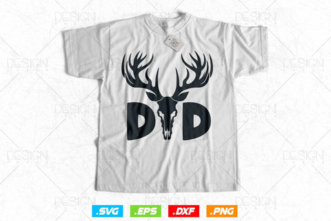 Deer Hunter Dad Svg Png, Fathers Day svg, Deer Hunting Svg, Hunting Gifts, Deer Head Skull, Hunting Season Svg, Svg Files For Cricut SVG DesignDestine 