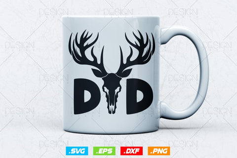 Deer Hunter Dad Svg Png, Fathers Day svg, Deer Hunting Svg, Hunting Gifts, Deer Head Skull, Hunting Season Svg, Svg Files For Cricut SVG DesignDestine 