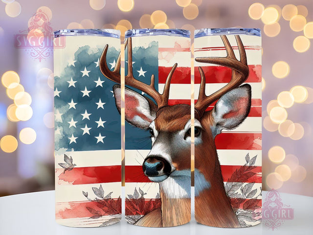 Deer Hunting 20 Oz Skinny Tumbler Sublimation StraightTapered Tumbler PNG File Digital Download, Deer Wrap PNG Sublimation Design Sublimation SvggirlplusArt 