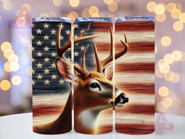 Deer Hunting 20 Oz Skinny Tumbler Sublimation StraightTapered Tumbler PNG File Digital Download, Deer Wrap PNG Sublimation Design Sublimation SvggirlplusArt 