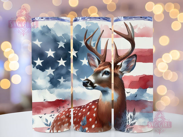 Deer Hunting 20 Oz Skinny Tumbler Sublimation StraightTapered Tumbler PNG File Digital Download, Deer Wrap PNG Sublimation Design Sublimation SvggirlplusArt 