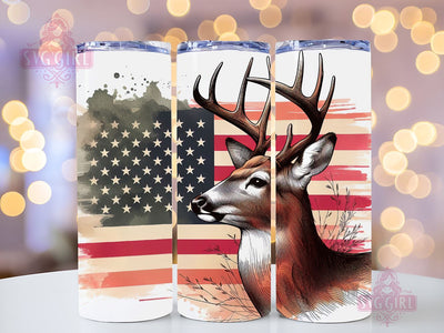 Deer Hunting 20 Oz Skinny Tumbler Sublimation StraightTapered Tumbler PNG File Digital Download, Deer Wrap PNG Sublimation Design Sublimation SvggirlplusArt 