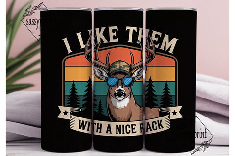 Deer Hunting 20oz Tumbler Design Sublimation sassyprint 