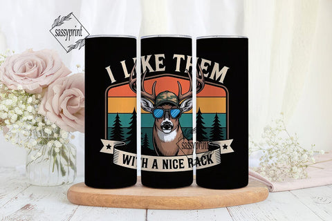 Deer Hunting 20oz Tumbler Design Sublimation sassyprint 