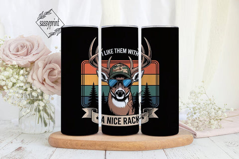 Deer Hunting 20oz Tumbler Design Sublimation sassyprint 