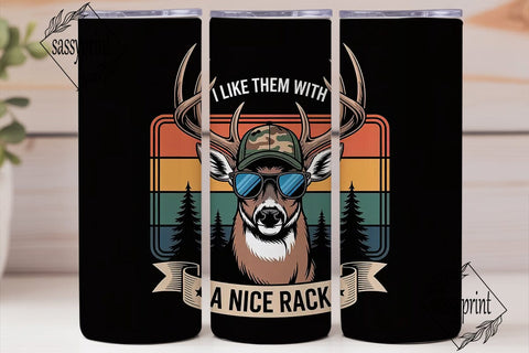 Deer Hunting 20oz Tumbler Design Sublimation sassyprint 