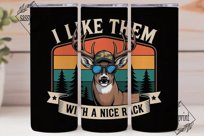 Deer Hunting 20oz Tumbler Design Sublimation sassyprint 