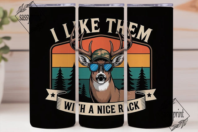 Deer Hunting 20oz Tumbler Design Sublimation sassyprint 