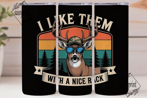 Deer Hunting 20oz Tumbler Design Sublimation sassyprint 