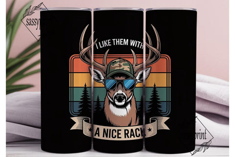 Deer Hunting 20oz Tumbler Design Sublimation sassyprint 