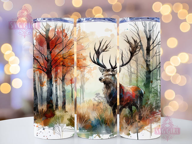 Deer Hunting 20oz Tumbler Wrap Sublimation Design, Straight Tapered Tumbler Wrap, Alcohol Ink Hunting Tumbler Png, Instant Digital Download Sublimation SvggirlplusArt 
