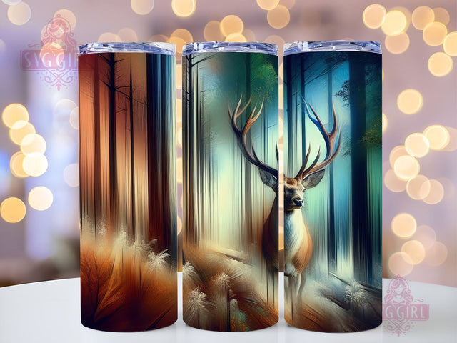 Deer Hunting 20oz Tumbler Wrap Sublimation Design, Straight Tapered Tumbler Wrap, Hunting Tumbler Png, Instant Digital Download Sublimation SvggirlplusArt 
