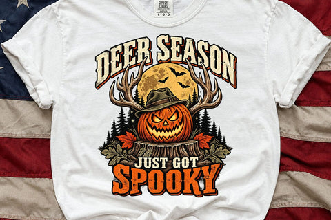 Deer Season Spooky Halloween Hunter PNG SVG DesignDestine 