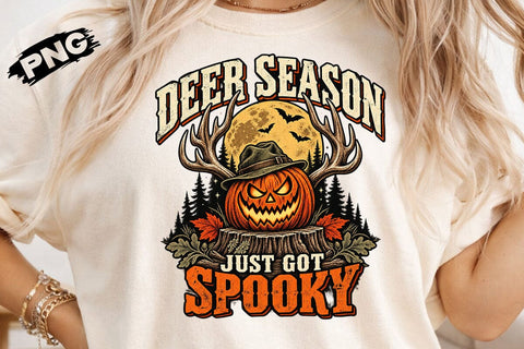 Deer Season Spooky Halloween Hunter PNG SVG DesignDestine 